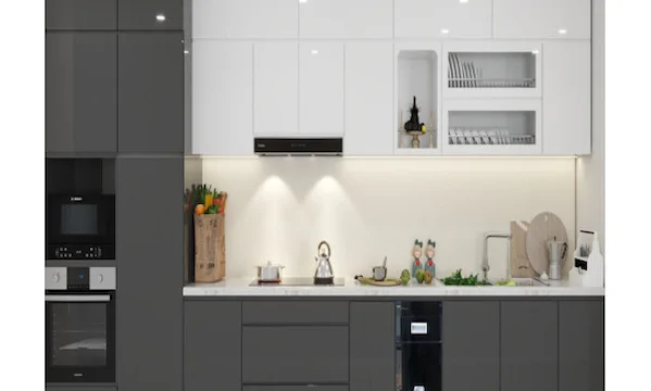 Cách phối màu cho tủ bếp